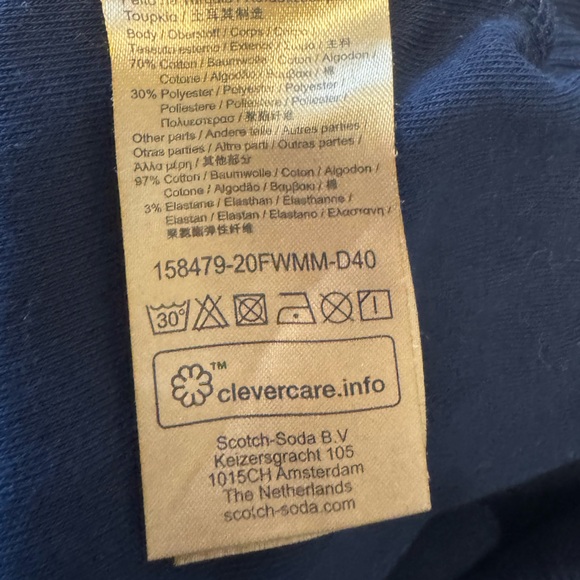 Scotch & Soda Navy Sweater M - Picture 5 of 6